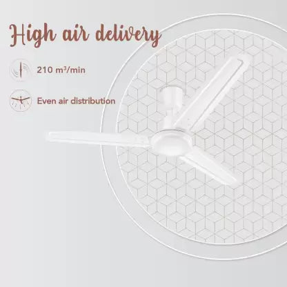 Hindware Brisa Metallic 1200 mm 3 Blade Ceiling Fan (Metallic White, Pack of 1) Hindware Brisa Metallic 1200 mm 3 Blade Ceiling Fan (Metallic White, Pack of 1)